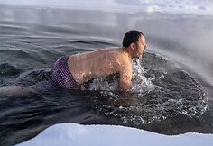 &bdquo;The Coldest Ride&ldquo;: &scaron;alčio pojūčiams užtvirtinti &ndash; krosas ir maudynės -45 laipsnių &scaron;altyje