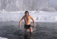 &bdquo;The Coldest Ride&ldquo;: &scaron;alčio pojūčiams užtvirtinti &ndash; krosas ir maudynės -45 laipsnių &scaron;altyje