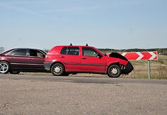 Avarija prie posūkio į Karveli&scaron;kių kapines