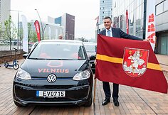 Elektromobilių lenktynės Vilnius-Palanga 