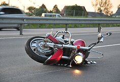 Motociklo avarija Molėtų plente