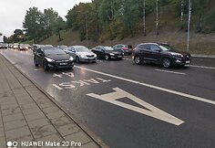 A juosta Vilniuje, Ukmergės gatvėje: kai nebudi policija, srautas ja padidėja