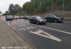 A juosta Vilniuje, Ukmergės gatvėje: kai nebudi policija, srautas ja padidėja