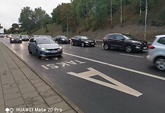 A juosta Vilniuje, Ukmergės gatvėje: kai nebudi policija, srautas ja padidėja