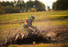 Cross Country etapas Jonaičių trasoje &scaron;alia &Scaron;ilutės