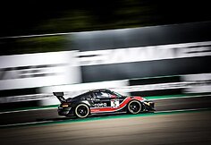 „Speed Factory Racing“, vadovaujama Daliaus Steponavičiaus, su „Porsche 911 GT2 RS Clubsport“ automobiliu du kartus iškovojo vietas ant prizininkų pakylos (A.Rusteika, M.Vergersas)
