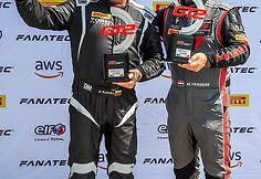 „Speed Factory Racing“, vadovaujama Daliaus Steponavičiaus, su „Porsche 911 GT2 RS Clubsport“ automobiliu du kartus iškovojo vietas ant prizininkų pakylos (A.Rusteika, M.Vergersas)