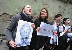 &bdquo;No theatre&ldquo;  ir Vido Bareikio protestas prie&scaron; vieną i&scaron; svarbiausių teatro festivalio &bdquo;Sirenos&ldquo; svečių