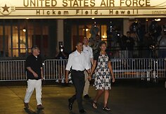Barackas Obama su &scaron;eima atostogavo Havajuose