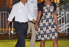 Barackas Obama su &scaron;eima atostogavo Havajuose