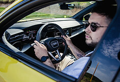 Audi RS5 ir S3 bandymai Nemuno žiede