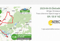 Rally Žemaitija, šeštadienio greičio ruožų žemėlapiai
