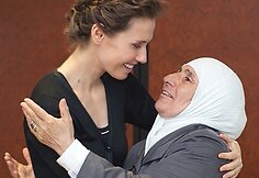 Basharas ir Assadas ir jo žmona Asma &ndash; tarsi angelai, nusileidę i&scaron; dangaus