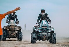 CFMoto Thunder RT fini&scaron;as Breslau ralyje