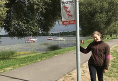 Aldonos Juozaitytės kelionė motociklu po Auk&scaron;taitiją