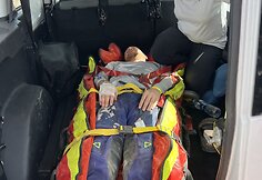 Motociklininkas G.&Scaron;atkus patyrė traumą ir kovos dėl kelialapio į Dakarą nebetęs