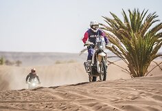 Motociklininkas G.&Scaron;atkus patyrė traumą ir kovos dėl kelialapio į Dakarą nebetęs