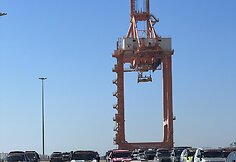 Dakaro automobiliai Janbu (Yanbu) uoste