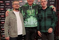 Viktoro Jakovlevo filmo apie motociklininką Mykolą Paulavičių pristatymas Kino Pasakoje  