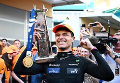 Formulės 1 Majamio GP svarbiausi įvykiai: L.Norriso triumfas, K.Magnusseno avarija