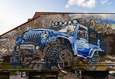 Vilniuje gatvės menu pasidabinęs &bdquo;Martono&ldquo; servisas