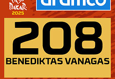 Lietuvos lenktynininkų Dakaro startiniai numeriai