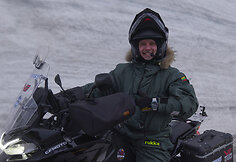 Karolis Mieliauskas motociklu pasiekė &scaron;iauriausią Europos ta&scaron;ką Nordkapą