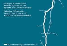 Alternatyvūs mar&scaron;rutai: kaip apvažiuoti remontuojamą kelią Vilnius-Utena (A14)