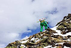 Martyno slidinėjimas užtrase St.Antone Austrijos Alpėse
