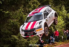 Lenkijos ekipažo avarija Rally Auk&scaron;taitija