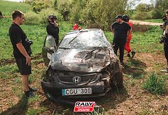 Rally Auk&scaron;taitija, avarijos
