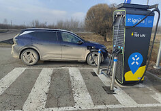 Dariaus Grinbergo kelionė elektromobiliu „Renault Scenic“ į Latviją