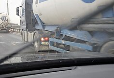 Užblokuota M.K.Čiurlionio tilto juosta Kaune kovo 26 d. rytą