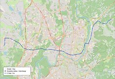 Vilniaus metro C linijos schema