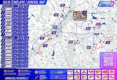 „Jusema Rally Ukmergė 2026“ žemėlapis