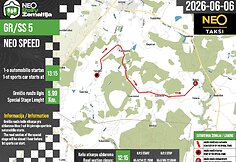 GR 5. Rally Žemaitija 2026 trasų žemėlapiai