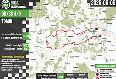GR 4. Rally Žemaitija 2026 trasų žemėlapiai