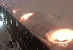 Atminimo laužai Vilniuje prie LRT ir TV bok&scaron;to sausio 12-osios vakarą