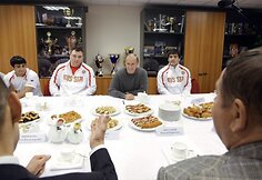V.Putinas dziudo treniruotėje