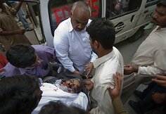 Sprogimo Lahore padariniai
