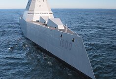 Moderniausias amerikiečių eskadrinis minininkas &bdquo;USS Zumwalt&ldquo; &ndash; nematomas radarams