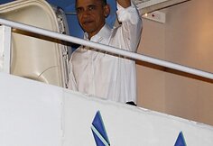 Barackas Obama atvyko atostogų į Havajus