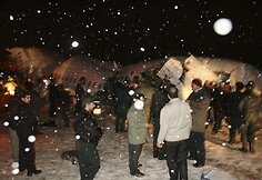 Irane per pūgą sudužo lėktuvas