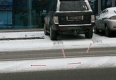 Fotopolicija. Buvęs Vilniaus meras Vilius Navickas ir jo visureigis
