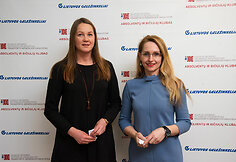 AB Lietuvos geležinkeliai atstovės Kristina Silvija Ruo&scaron;kienė ir Asta Mikalauskaitė