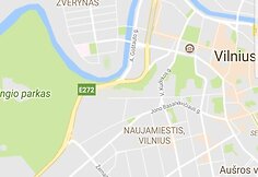 Kelionė i&scaron; Pilaitės Karaliaučiaus gatvės Vilniuje iki Europos aik&scaron;tės