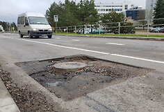 Vilniaus Mokslininkų gatvės duobės
