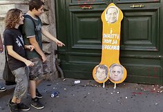 Romoje kilo nauja neramumų banga