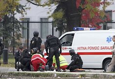 Sarajeve islamistas apšaudė JAV ambasadą ir buvo nukautas