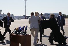&bdquo;Femen&ldquo; aktyvistės nepraleido progos surengti i&scaron;puolį prie&scaron; patriarchą Kirilą.